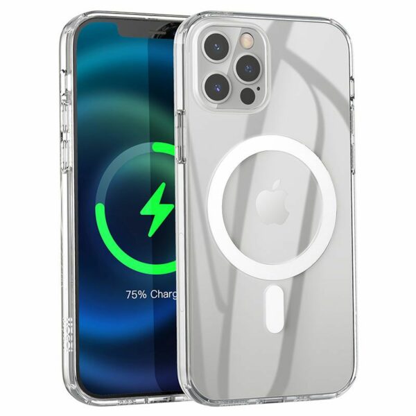 Cover Hoco copertura magnetica trasparente per la ricarica MagSafe per iPhone