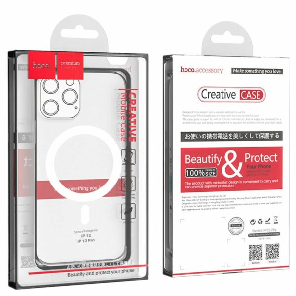 Cover Hoco copertura magnetica trasparente per la ricarica MagSafe per iPhone - immagine 2